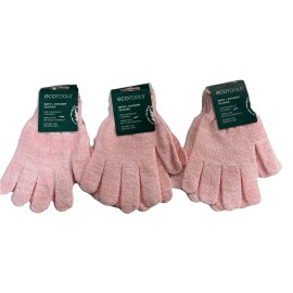 EcoTools Exfoliating Shower Gloves - Pink - 3 PACK