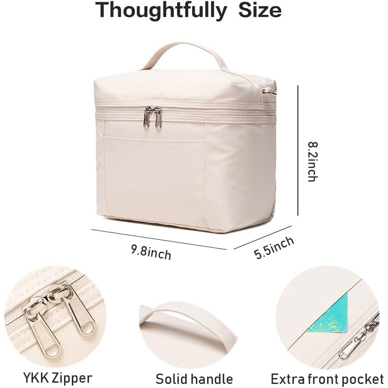 Insulated Lunch Bags for Women Cooler Bag Lightweight Nylon Waterproof