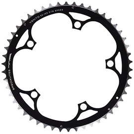 Spécialités TA Unisex's Vento 135pcd Campagnolo 9/10 Speed Chainring, Black, 46T Outer