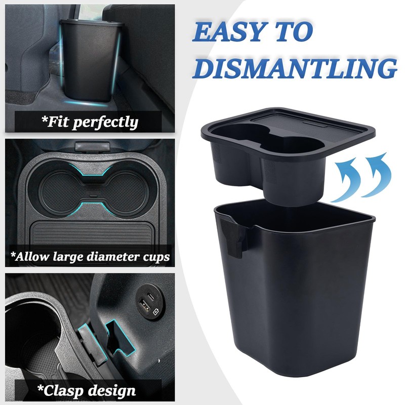 TOPINSTALL Custom Trash Can Drink Holder for 2022-2026 Ford Maverick,