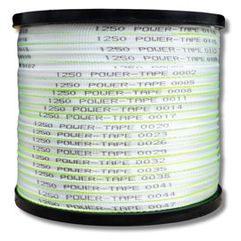 Pull Tape Power-Tape | Made in USA | 100% Polyester | Cable Wire Pulling Webbing, Flat Rope | 1250 lb (1/2 inch) x 3,000 feet