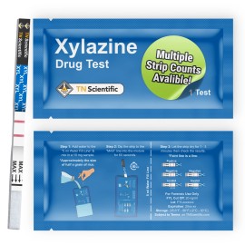 TN Scientific (XYL) Drug Test Strips 2, 5, 10, 25 Pack – Powder/Liquid - 5 Strips