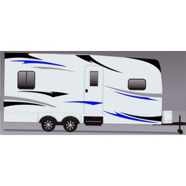 RV, Trailer Hauler, Camper, Motor-Home Large Decals/Graphics Kits 24-k-1