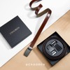 CHAOREN Mens Dress Belt Leather 2 Pack - Mens Ratchet