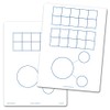 EAI Education Ten Frames & Number Bonds Flexible Dry-Erase Boards
