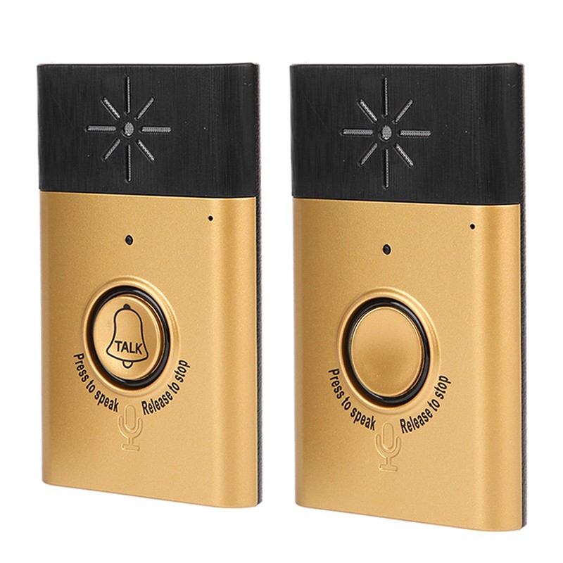 Wireless Intercom Doorbell Dual Voice Smart Bell 2‑Way Talk Home