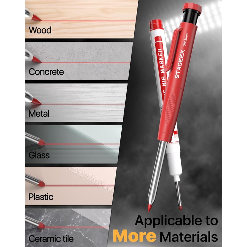 STAGEEK Carpenter's Pencil, Pack of 1