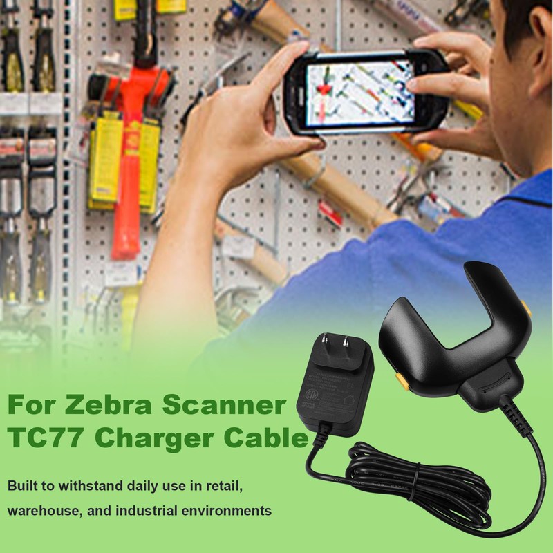 for Zebra Scanner TC77 Charger Cable: Wall Charging for Zebra