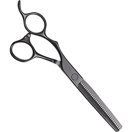 Olivia Garden SilkCut Pro Matt Black Left 6 Inch