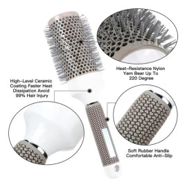 Set 11 Cepillo Cabello Ventilado Cerámica Térmico Brushing                                                                                            