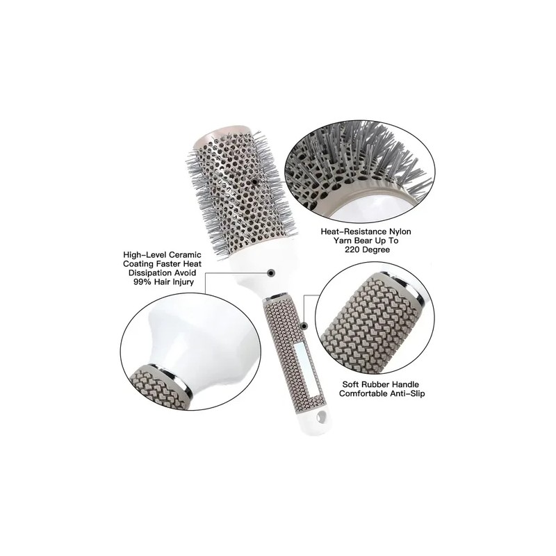 Set 11 Cepillo Cabello Ventilado Cerámica Térmico Brushing