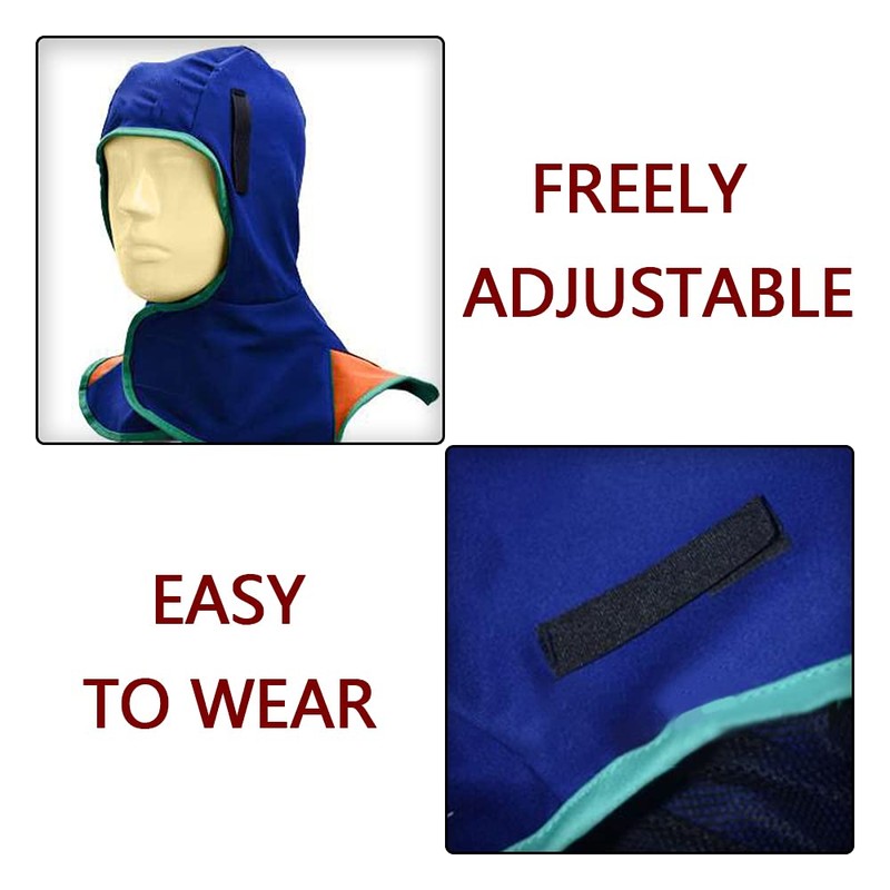 FR Welding Hood Fireproof and Washable Welding Caps Welding Neck