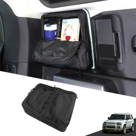 HIRUFAIT Trunk Window Storage Bog for 2020-2024 L@nd Rover Defender 110 Accessories, Oxford Cloth Car Rear Trunk Storage Organizer for Left&Right Side Window 1PCS (Black)