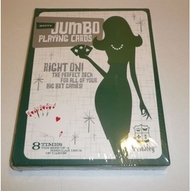 Jumbo Playing Cards (8 Times The Size of A Regular Deck Of Cards)