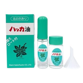Kitami Hakka Tsusho Peppermint Oil Set, 0.4 fl oz (11.5 ml) + 0.7 fl oz (20 ml)