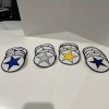 4 Inch Star Iron On Patches - As Many As