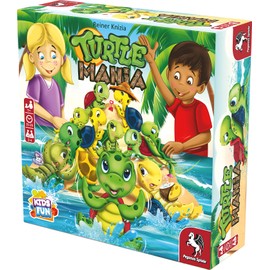 Turtle Mania - Board Game by Pegasus Spiele 2-4 Players – Board Games for Family – 15-25 Minutes of Gameplay – Games for Family Game Night – Kids and Adults Ages 5+ - English Version
