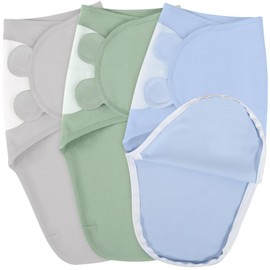 3-Pack Organic Baby Swaddles 0-3 Months,Newborn Sleep Sacks,Baby Receving Blanket, Infant Swaddles,Baby Boys Girls wrap Swaddle,Swaddlers Newborn,Nursery essentials
