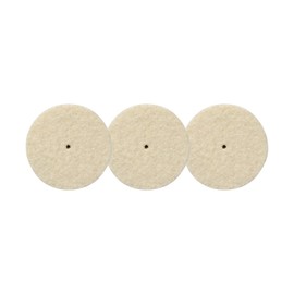 Dremel 429 Polishing Wheels Multipack, 3 Cylindrical Shaped Polishing Wheels for Steel, Aluminium, Brass, Silver, Gold (26 mm)