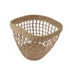 2PCS Woven Basket Handwoven Sea Grass Storage Basket for Flower