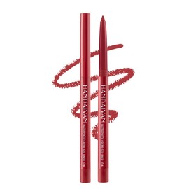HANDAIYAN Waterproof Eyeliner Pen - Long-Lasting, Smooth Application Pencil for Girls and Women,Everyday Wear Cosmetic Lipliner Makeup 04# - Color: 04#
