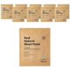 Baruja Real Natural Sheet Mask Pack with Blue Ampoule 25g, 1 pack, 10 pcs / 바루쟈 리얼 내추럴 시트 마스크팩 위드 블루 앰플 25g, 1개입, 10개