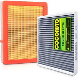 COCOAUTO Engine & Cabin Air Filter Kit for Chevrolet Chevy Equinox (2018-2025 2026), GMC Terrain (2018-2026), Fits 1.5L 2.0L 1.6L, NOT FOR EV, Replace OE 23279657 | 13508023