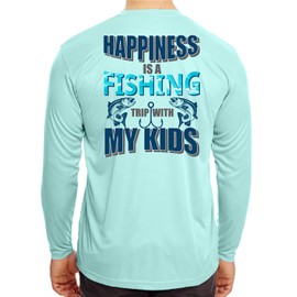 Fishing Dad Jersey For Men, Funny Fishing Dad Short Sleeves T-shirts for Men, Custom Long Sleeve Shirts Men, UPF 30+ protection Fishing Dry-Fit Athletic Shirts, Both Side Printed, Perfect for Gifting