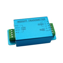 ATO Load Cell Weight Transmitter, Weighing Sensor Transducer, Load Cell Amplifier Used for Tension and Compression Load Cell, Voltage Current Signal Output Converter, Output Signal 0±10V