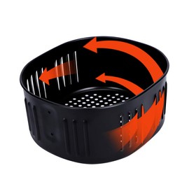 Cesta de repuesto para freidora de aire Power Air Freyer XL 5.3QT, cesta de freidora de aire para freidora de aire Gowise USA 5.8QT, accesorios para freidora de aire, cesta de freír antiadherente