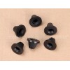 Unbranded 6 PCS Black Rubber Side Cover Grommets Cap For