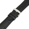 Hadley-Roma Men's MSM898RA-260 26mm Black Alligator Grain Leather WatchStrap