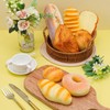 Meiwlong - Juego de 8 piezas de pan falso, decoración