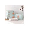 리본제이 100% Cotton Unbleached Reusable Disposable Dishcloths 120 Sheets (20