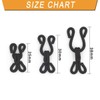 10 Sets Fabric Covered Hook and Eye Closures Bra Fasteners
