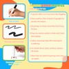 Desing Wish 10 Pezzi 9,2 cm Penne Nere Ricaricabili Compatibile