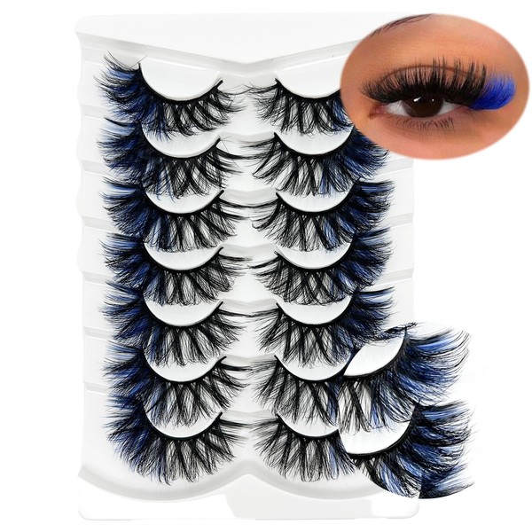 IFSOWDRA Colored Lashes Mink Wispy C/D Curl 3D Mink Strip