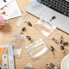 luis 100 Pcs Portagafete Metalico Con Banda Plastica Y Broche