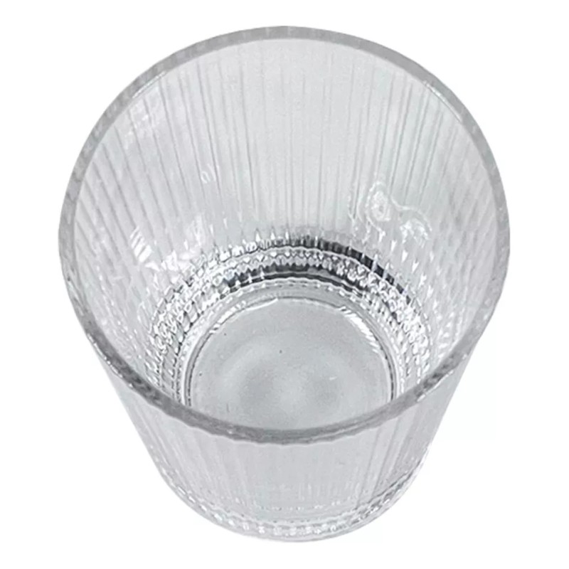 Baum Brothers Juego 12 Vasos Acanalados Para Bedidas Old Fashioned