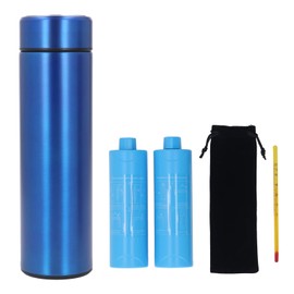 Estuche de Viaje para Refrigerador de Insulina para 3-7 Bolígrafos con Etiqueta Médica, Refrigerador de Viaje para Medicamentos Aprobado por la TSA, Refrigerador de Insulina (BLUE)