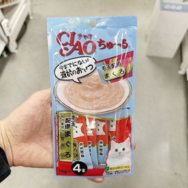 Inaba Churu Hairball Care Tuna 14g x 4 packs / 이나바 챠오츄르 헤어볼케어 참치 14g x 4개