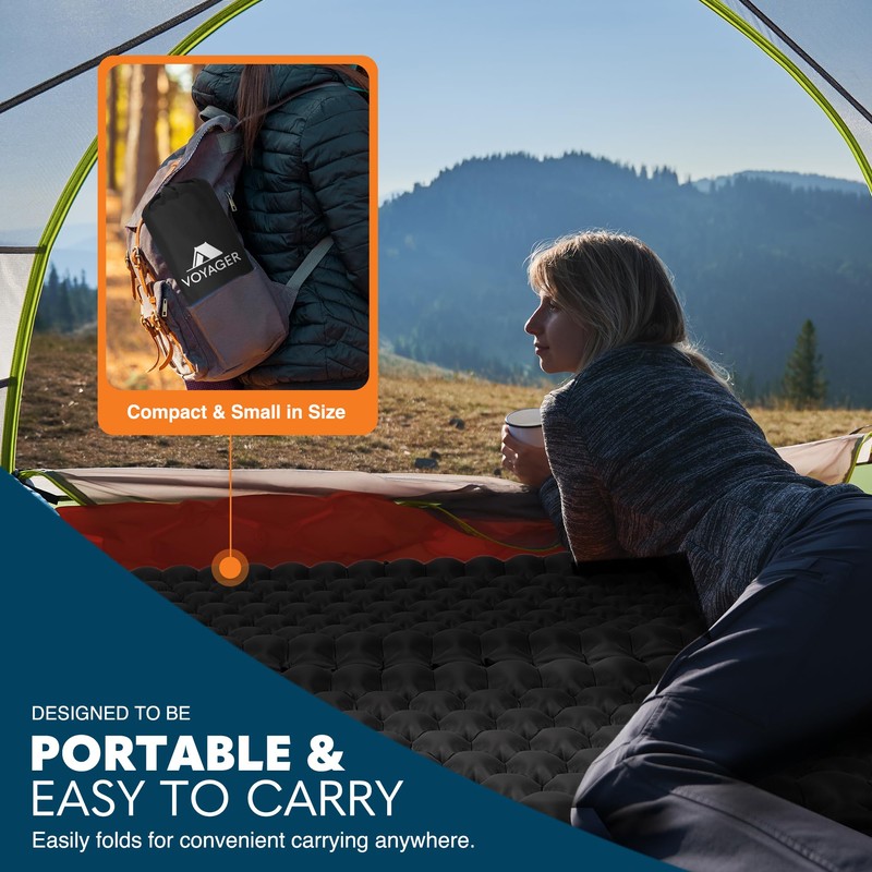 Voyager - Single Sleeping Pad - Ergonomic Design - Durable