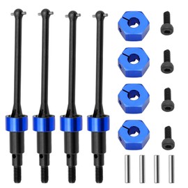 JOYSOG RC Drive Shaft for Arrma 1/18 Granite Grom / 1/18 Typhon Grom RC Crawler Front & Rear Axle DriveShaft with Hex Hub Adapter Parts