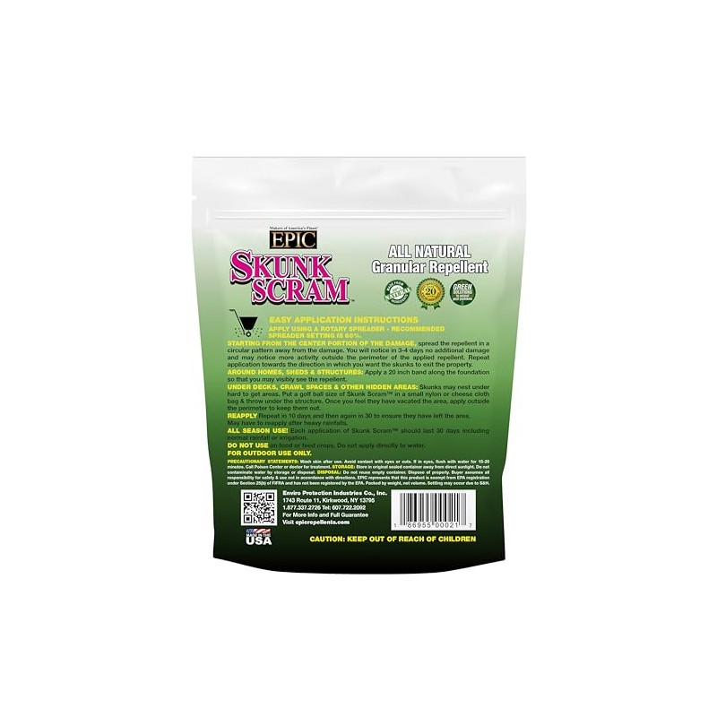 Skunk Scram All Natural Granular Repellent - 6 lb. Bag
