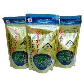 Shimane Prefecture Natural Wakame Seaweed Soup with Black Throat Soup x 3 Bags Set (Oda City, Ugiya)