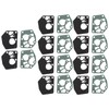 10 Set Carburetor Diaphragm Gasket Kit Carb Diaphragm Gasket Replacement