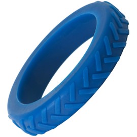 Chewigem Sensory Chew Bracelet for Kids - Soft, Durable Sensory Bracelet for SPD, Oral Motor Needs & More - Stylish, Discreet Chewelry Bangle - Calming, Improves Focus, Blue