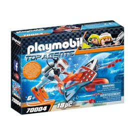 PlayMOBIL Top Agents SPY Team 70004 UnderWater Jet Rudder