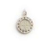 St Benedict Medal 925 Sterling Silver, Silver