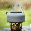 0.8L/1.4L Outdoor Lightweight Aluminum Teapot Kettle Coffee Pot for Camping